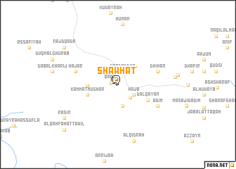 map of Shawḩaţ