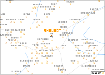 map of Shawḩaţ