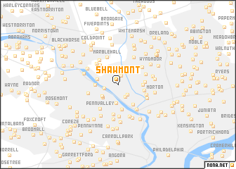 map of Shawmont