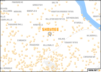 map of Shawnee