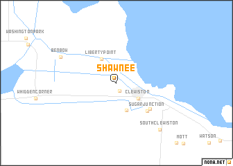 map of Shawnee