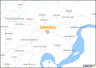 map of Shawnee