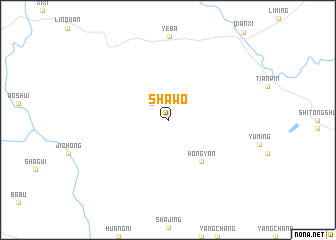 map of Shawo