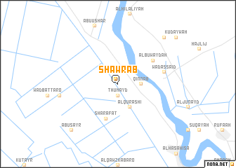 map of Shawrāb