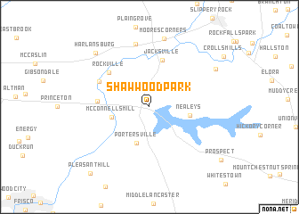 map of Shawwood Park