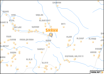 map of Shaww