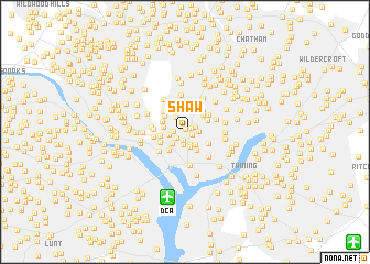 map of Shaw