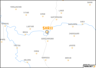 map of Shaxi