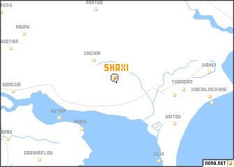 map of Shaxi