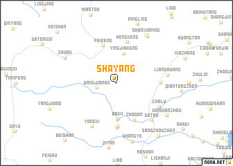 map of Shayang
