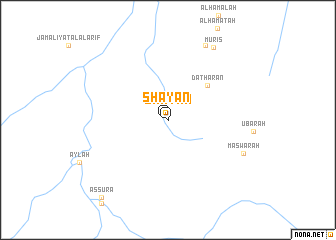 map of Shay‘ān