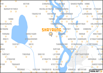 map of Shayaung