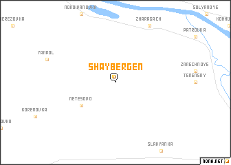 map of Shaybergen