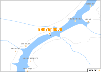 map of Shaydarova