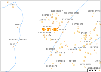 map of Shayhua