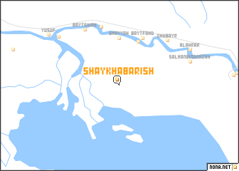 map of Shaykh Abarish