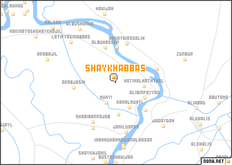 map of Shaykh ‘Abbās