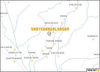 map of Shaykh ‘Abd al Ḩasan