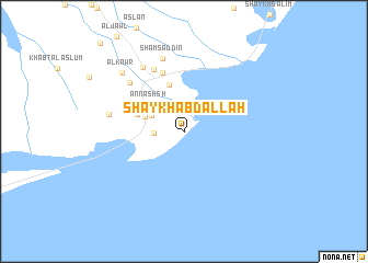 map of Shaykh ‘Abdallāh