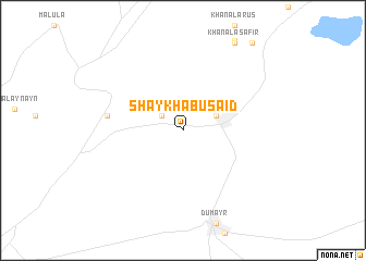 map of Shaykh Abū Sa‘īd