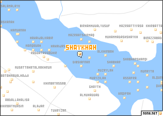 map of Shaykhah