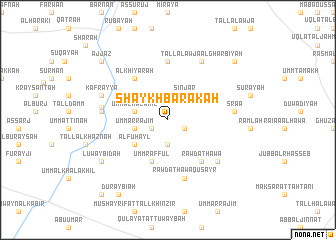 map of Shaykh Barakah