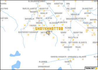 map of Shaykh Ḩaţţāb
