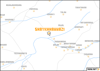 map of Shaykh Hawwāzī