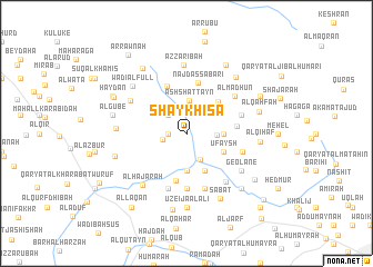map of Shaykh ‘Īsá