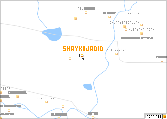 map of Shaykh Jadīd