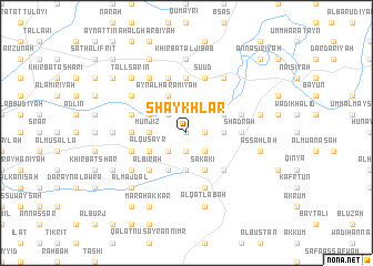 map of Shaykhlar