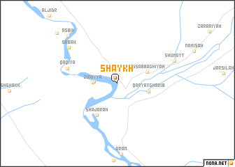 map of Shaykh