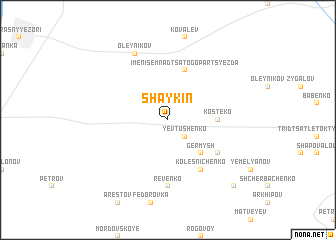 map of Shaykin