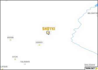 map of Shayki