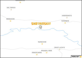 map of Shayminskiy