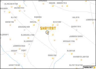 map of Shayrāt