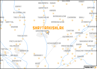 map of Shaytan-Kishlak