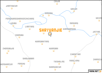 map of Shayuanjie