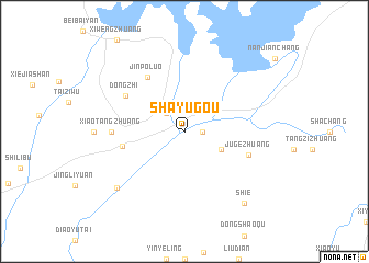 map of Shayugou