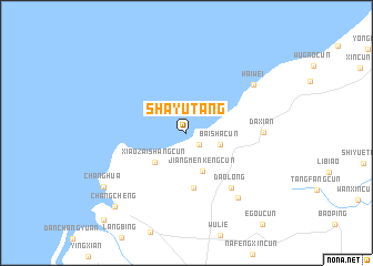 map of Shayutang