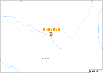 map of Shayuyo