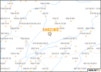 map of Shazibo