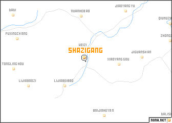 map of Shazigang