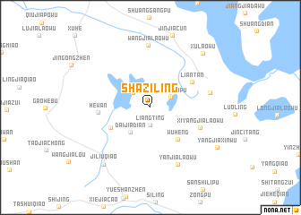 map of Shaziling