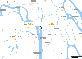 map of Shazinongchang