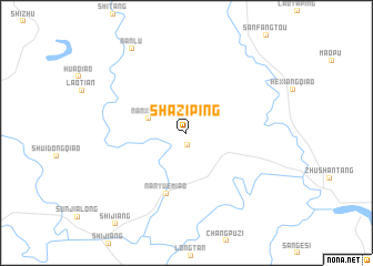 map of Shaziping