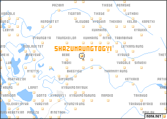 map of Shazumaungtogyi