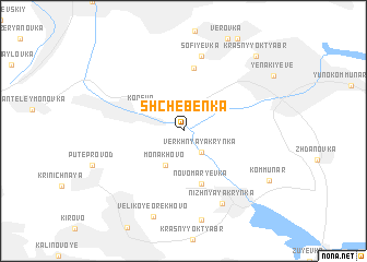 map of Shchebenka