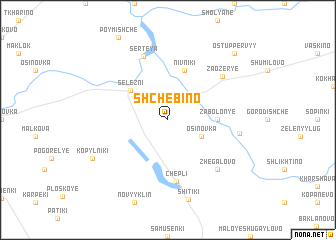 map of Shchebino