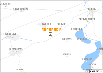 map of Shchëbry